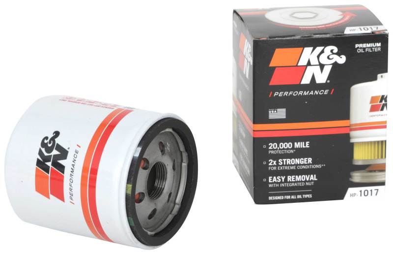 K&N 3.74inch / 2.98 OD Performance Gold Oil Filter K&N Engineering Oil Filters  AXOPROS