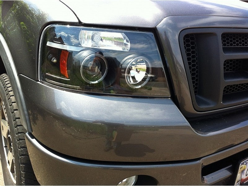 Spyder Ford F150 04-08 Projector Headlights Version 2 LED Halo LED Blk PRO-YD-FF15004-HL-G2-BK SPYDER Headlights  AXOPROS