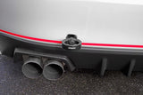 PERRIN 15-21 Subaru WRX/STI Tow Hook Kit (Rear) - Black Perrin Performance Tow Hooks  AXOPROS