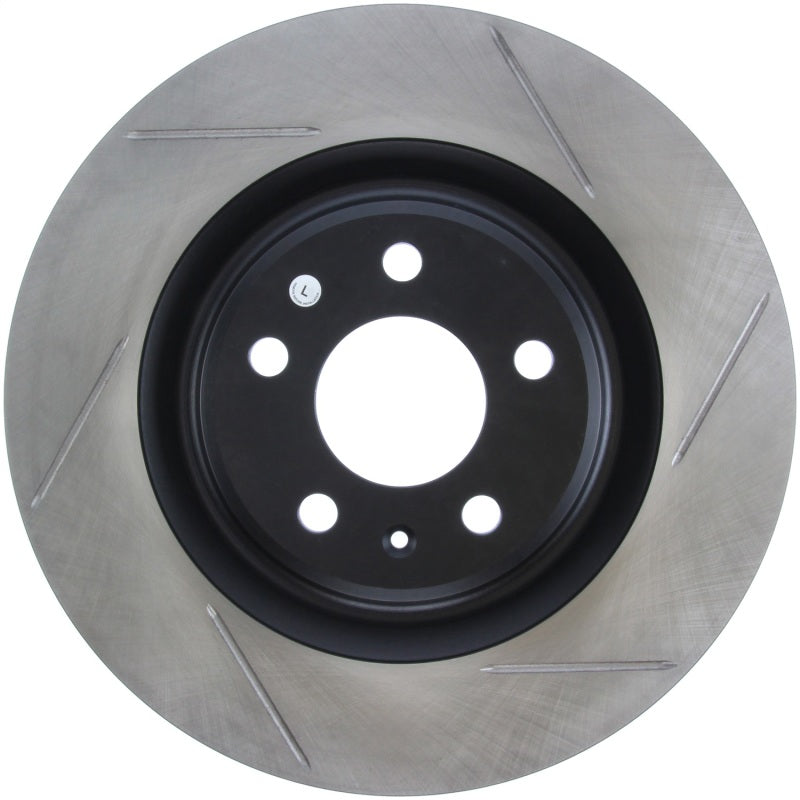StopTech Power Slot 12-13 Audi A6 Quattro/11-12 A7 Quattro / 10-13 S4 Rear Left Slotted Rotor Stoptech Brake Rotors - Slotted  AXOPROS