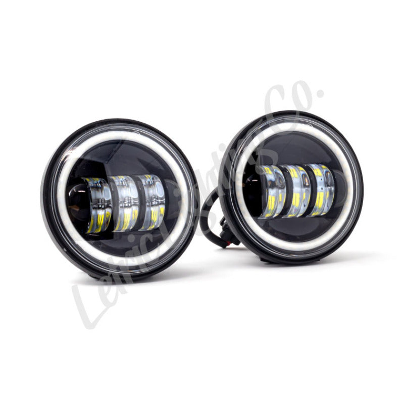 Letric Lighting 4.5in Passing Lamps W/Halo Blk Letric Lighting Light Accessories and Wiring  AXOPROS