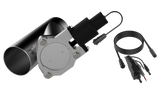 QTP 3.5in Bolt-On QTEC Electric Cutout Valve - Single QTP Exhaust Cutouts  AXOPROS