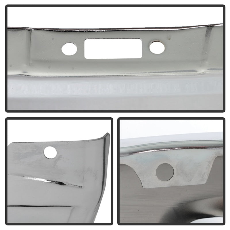 Spyder Dodge Ram 1500 13-18 Bottom w/o Sensor w/Fog Light Hole Front Bumper-Chrome (OEM 68160853AB) SPYDER Bumper Accessories  AXOPROS