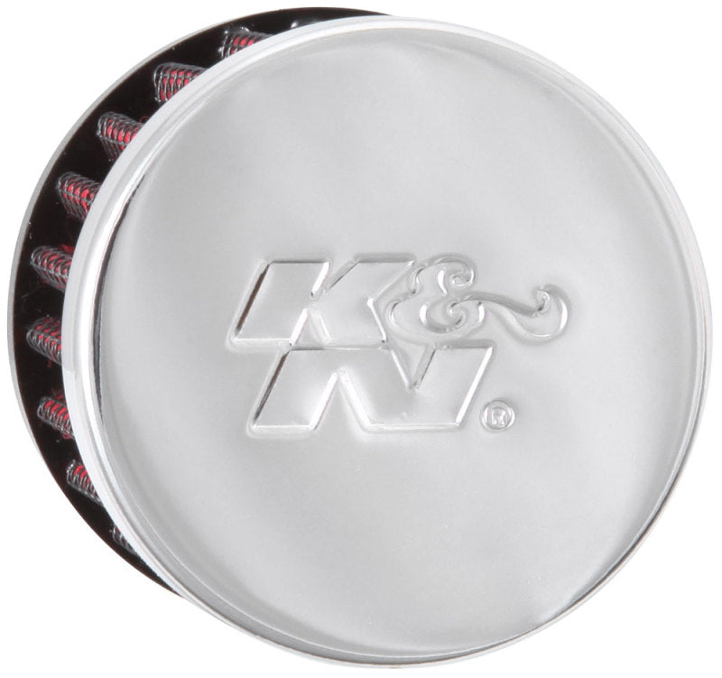 K&N 3/4 inch ID 2 inch OD 1.5 inch H Clamp On Crankcase Vent Filter K&N Engineering Air Filters - Universal Fit  AXOPROS