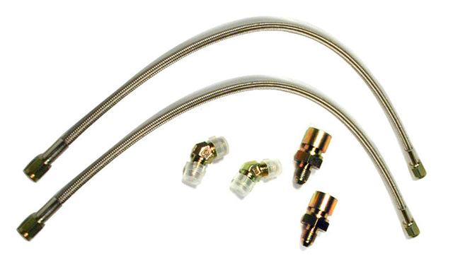 Wilwood Flexline Kit 86-93 Mustang w/ Forged Dynalite or SL6 Front Caliper Wilwood Brake Line Kits  AXOPROS