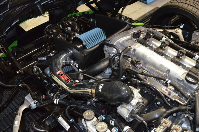 Injen 2015-2017 Polaris Slingshot 2.4L 4 Cyl Wrinkle Red Short Ram Intake w/ Heat Shield Injen Cold Air Intakes  AXOPROS