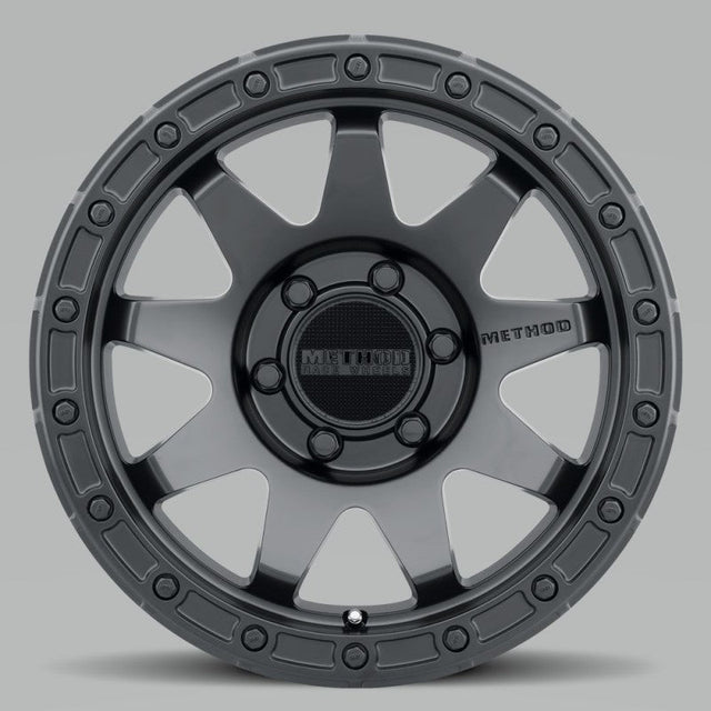 Method MR317 20x9 0mm Offset 6x5.5 106.25mm CB Matte Black Wheel Method Wheels Wheels - Cast  AXOPROS