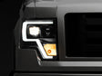 Raxiom Raxiom 09-14 F-150 Projector Headlights w/ LED Accent- Black Housing (Clear Lens) Headlights aftermarket performance part
