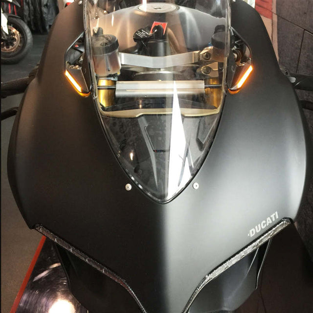 New Rage Cycles 13-15 Ducati 899 Panigale Mirror Block Off Turn Signals New Rage Cycles Lights Corner  AXOPROS