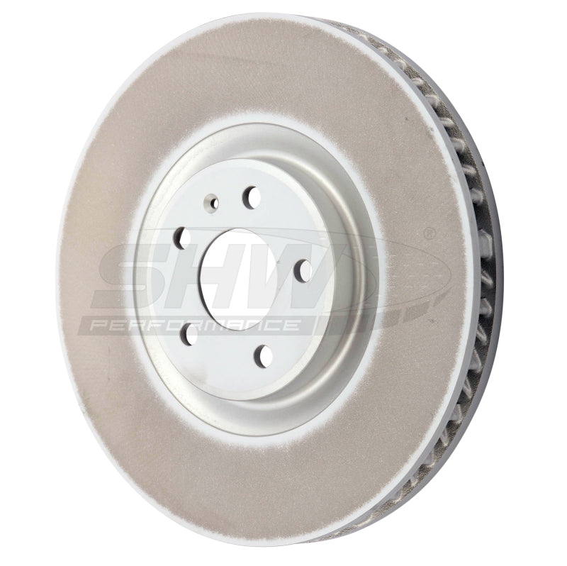 SHW 19-21 Porsche Macan S 3.0L Left Front Smooth Monobloc Brake Rotor (95B615301AA) SHW Performance Brake Rotors - OE  AXOPROS