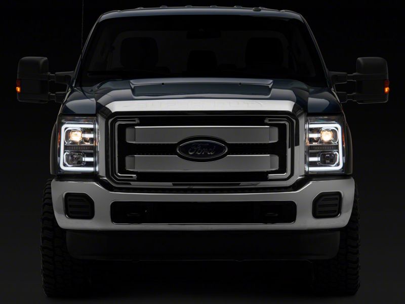 Raxiom Raxiom 11-16 Ford F-250 Super Duty LED Projector Headlights - Chrome Housing (Clear Lens) Headlights aftermarket performance part