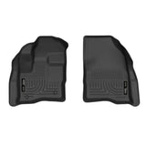 Husky Liners 10-19 Ford Taurus / 09-16 Lincoln MKS X-act Contour Series Front Floor Liners - Black Husky Liners Floor Mats - Rubber  AXOPROS