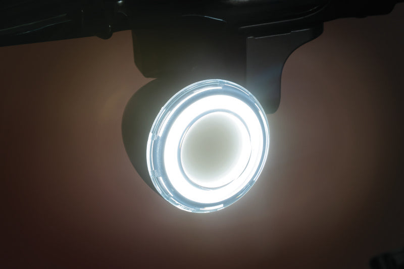 Kuryakyn Tracer L.E.D. Front Turn Signal Insert, White/Amber Light, Smoke Lens 1157 Kuryakyn Bulbs  AXOPROS