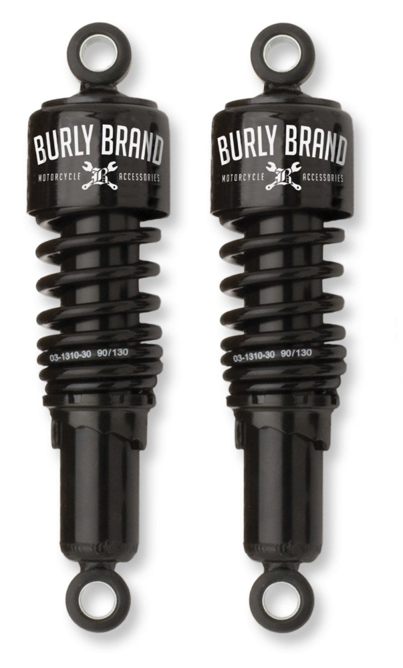Burly Brand Slammer Shocks 10.5in - Black Burly Brand Shocks and Struts  AXOPROS