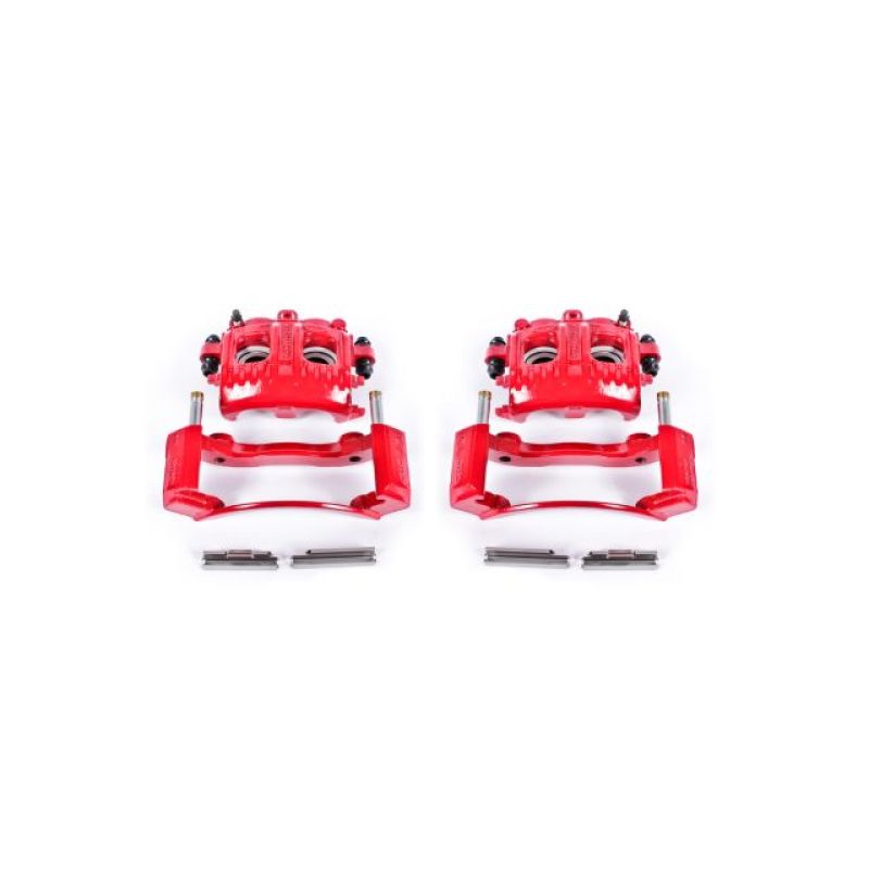 Power Stop 97-02 Ford Expedition Front Red Calipers w/Brackets - Pair PowerStop Brake Calipers - Perf  AXOPROS