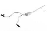 Borla 14-16 Chevrolet Silverado 1500 5.3L ATAK Catback Exhaust w/ Black Chrome Tips Borla Catback  AXOPROS