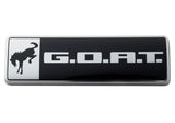 Ford Racing Bronco/Bronco Sport G.O.A.T. Badge - Black/Chrome Ford Racing Other Body Components  AXOPROS