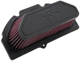 K&N 09-11 Suzuki GSXR 1000 Replacement Air Filter 11.063in L x 5.688in W x 3.375in H K&N Engineering Air Filters - Direct Fit  AXOPROS