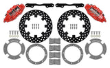 Wilwood 17-21 Can-Am X3RS Red 6-Piston Front Kit 11.25in - Drilled Rotors Wilwood Brake Kits - Performance Drill  AXOPROS