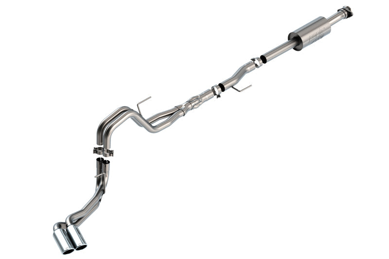 Borla F-150 2021 5.0L 4dr CC SB EC STB Lariat/KR/Platinum/LTD 3/2.25 DSE Cat-Back ATAK CHR Tips Borla Catback  AXOPROS