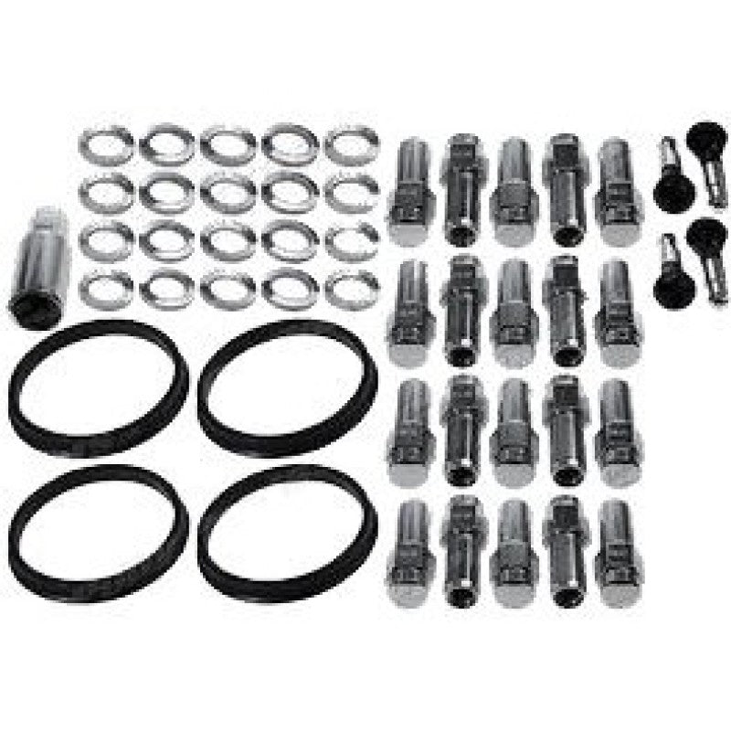Race Star 1/2in Ford Open End Deluxe Lug Kit Direct Drilled - 20 PK Race Star Lug Nuts  AXOPROS