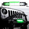 XKGLOW XK Glow 2-in-1 LED Light Bar w/ White and Hunting Green Flood and Spot Work Light 30In Light Accessories and Wiring aftermarket performance part