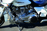 Kuryakyn Oil Cooler Cover Milwaukee-8 Chrome Kuryakyn Other Body Components  AXOPROS
