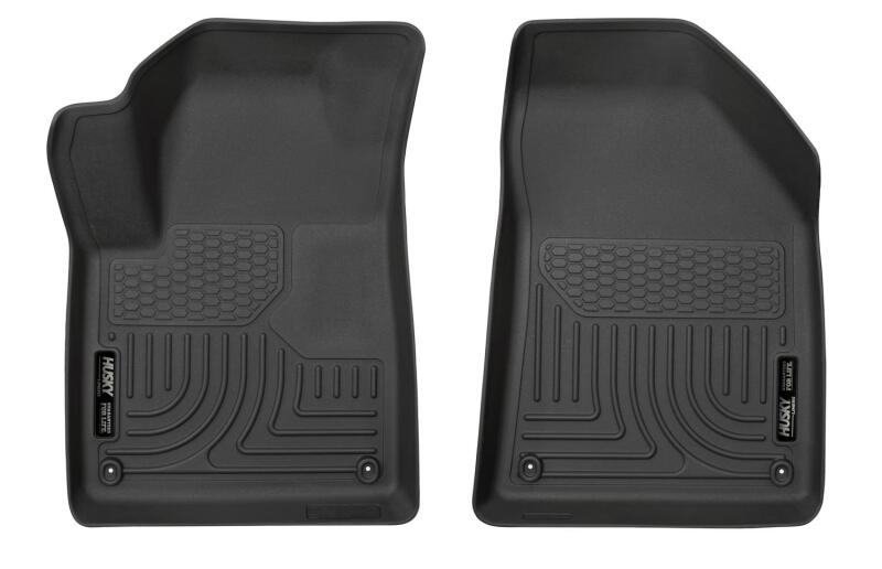 Husky Liners 15-22 Jeep Cherokee X-act Contour Series Front Floor Liners - Black Husky Liners Floor Mats - Rubber  AXOPROS