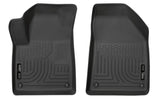 Husky Liners 15-22 Jeep Cherokee X-act Contour Series Front Floor Liners - Black Husky Liners Floor Mats - Rubber  AXOPROS