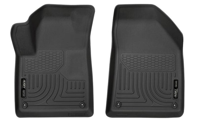 Husky Liners 15-22 Jeep Cherokee X-act Contour Series Front Floor Liners - Black Husky Liners Floor Mats - Rubber  AXOPROS
