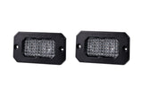 Diode Dynamics Stage Series 2 In LED Pod Sport - White Flood Flush RBL (Pair) Diode Dynamics Light Accessories and Wiring  AXOPROS