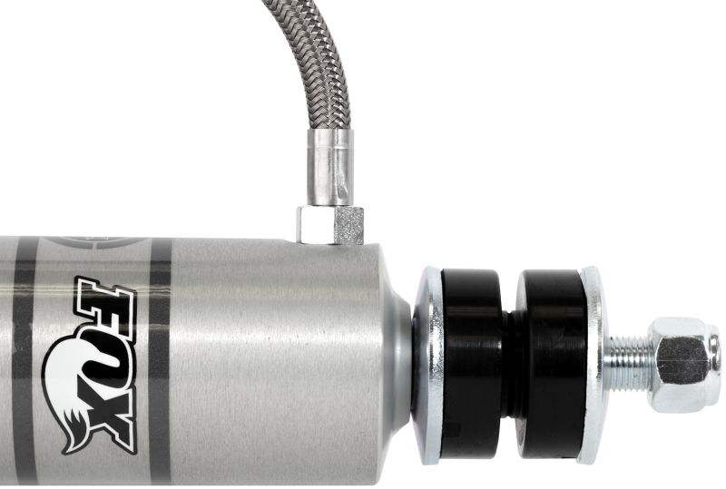 Fox 2.0 Performance Series 10.1in. Smooth Body Remote Res. Shock w/Stem Mount / Std Travel - Black FOX Shocks and Struts  AXOPROS