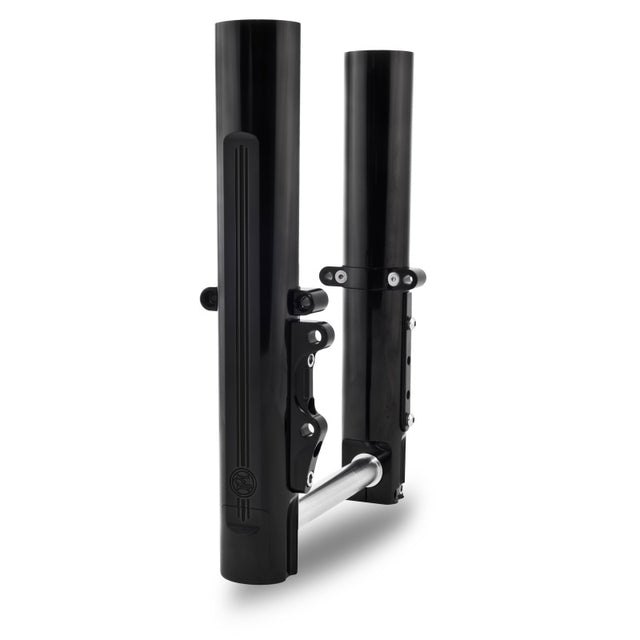 Performance Machine 14-Up FL Lower Leg Assembly - Black Ano Performance Machine Fork Assemblies  AXOPROS