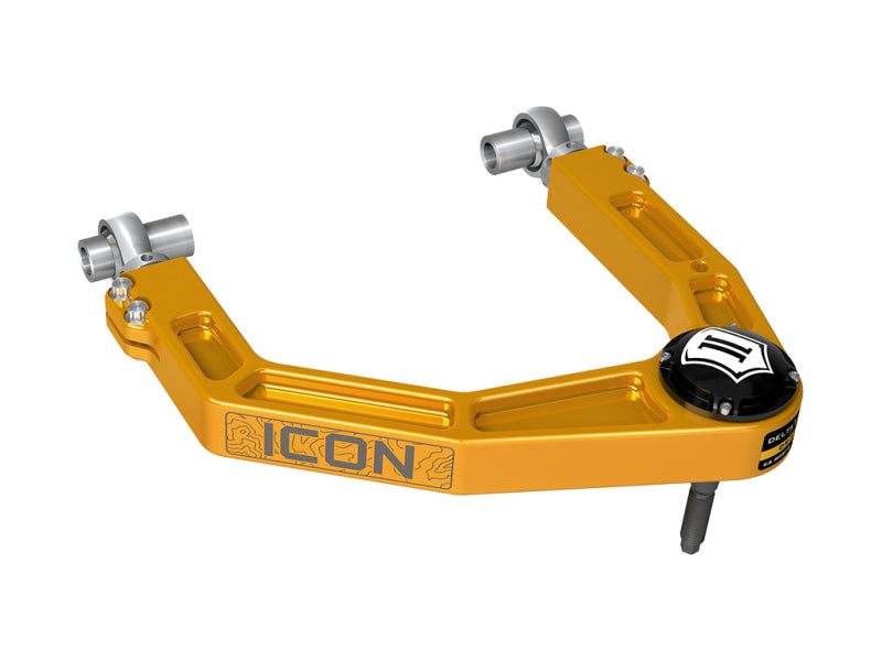 ICON 2024 Toyota Tacoma Billet Upper Control Arm w/ Delta Joint Pro - Gold Anodized ICON Control Arms  AXOPROS
