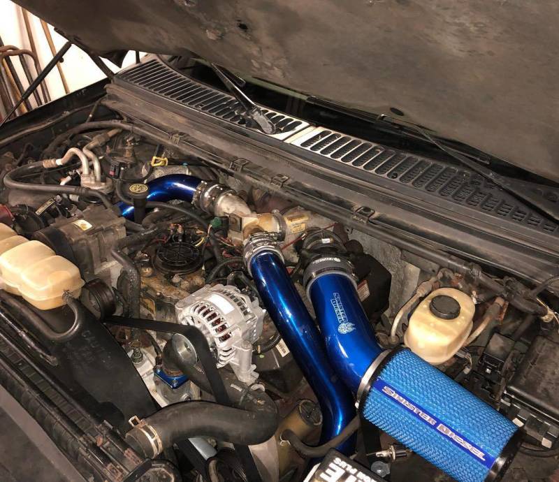 Sinister Diesel 99.5-03 Ford 7.3L Powerstroke Cold Air Intake Sinister Diesel Cold Air Intakes  AXOPROS