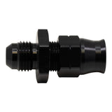 DeatschWerks 6AN Male Flare to 3/8in Hardline Compression Adapter - Anodized Matte Black DeatschWerks Fuel Components Misc  AXOPROS