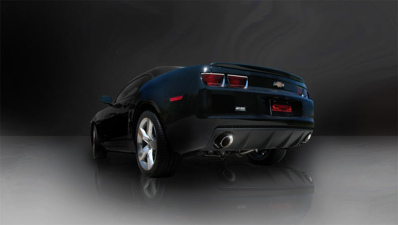 Corsa 2010-2015 Chevrolet Camaro Coupe SS 6.2L V8 Auto Polished Sport Cat-Back + XO Exhaust CORSA Performance Catback  AXOPROS