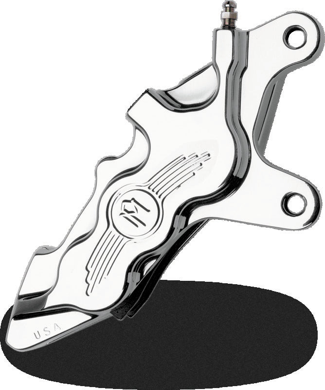 Performance Machine Caliper 112x6B Left - For 11.5in Disc - Chrome Performance Machine Brake Calipers - Perf  AXOPROS