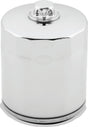 Twin Power M8 Chrome Oil Filter With Nut Replaces H-D 62700297 TwinPower Oil Filters  AXOPROS