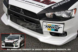 GReddy 08+ Mitsubishi Evolution X Urethane Front Lip Spoiler GReddy Spoilers  AXOPROS