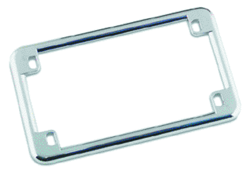 Bikers Choice Chrome License Plate Frame 6 3/4 X 3 3/4 Custom Bikers Choice License Plates  AXOPROS