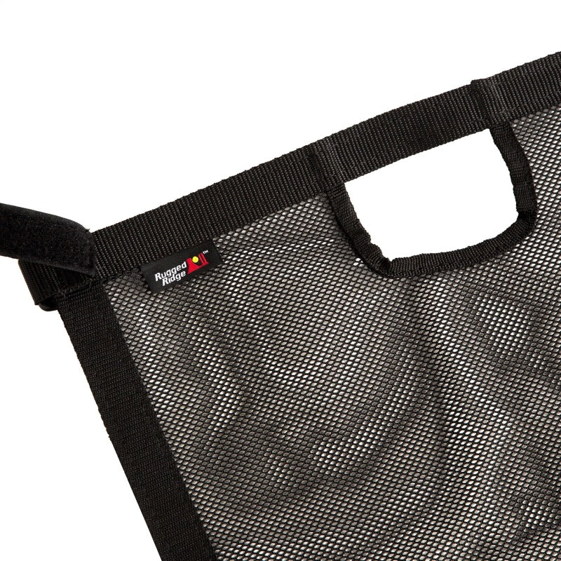 Rugged Ridge Eclipse Sun Shade Black Front 18-20 Jeep Wrangler JLU/JT Rugged Ridge Car Covers  AXOPROS
