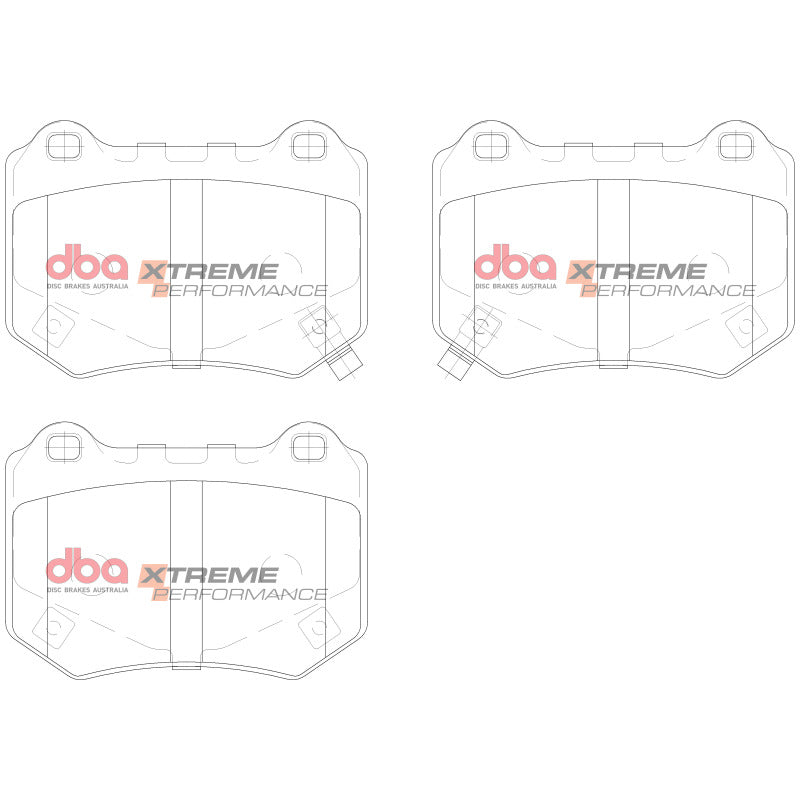 DBA 18-21 Subaru WRX STI (w/Brembo Calipers) XP Performance Rear Brake Pads DBA Brake Pads - Performance  AXOPROS