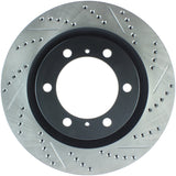 StopTech Slotted & Drilled Sport Brake Rotor Stoptech Brake Rotors - Slot & Drilled  AXOPROS