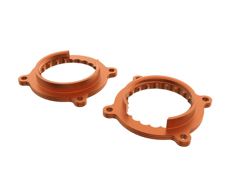 aFe 2024 Ford Mustang GT/ 2024 Ford Mustang Dark Horse V8 5.0L Silver Bullet Throttle Body Spacer aFe Throttle Bodies  AXOPROS