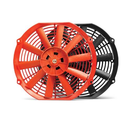 BLOX Racing 10inch Electric Slim Fan - Red BLOX Racing Fans & Shrouds  AXOPROS