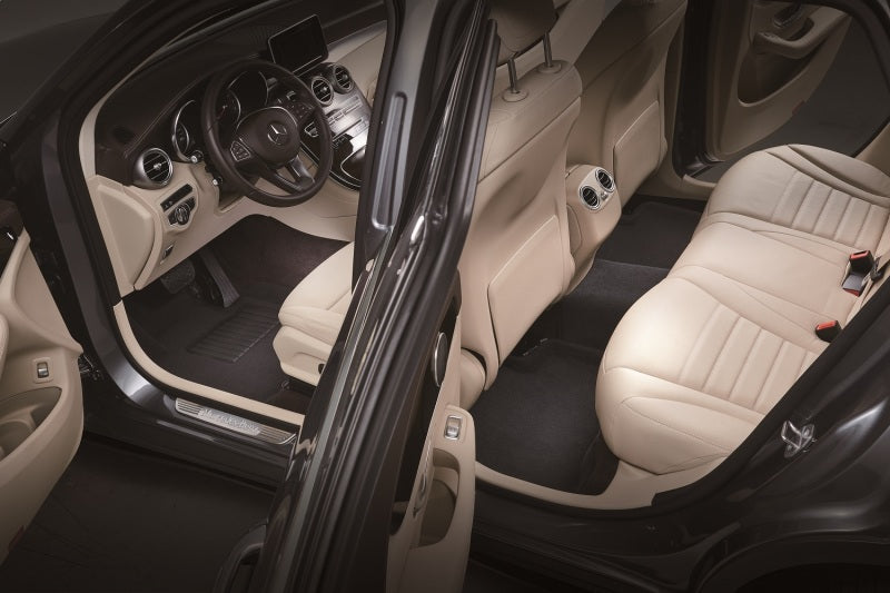 3D Maxpider 21-22 Tesla Model Y Elegant 1st 2nd Row - Floor Mat Set (Black) 3D MAXpider