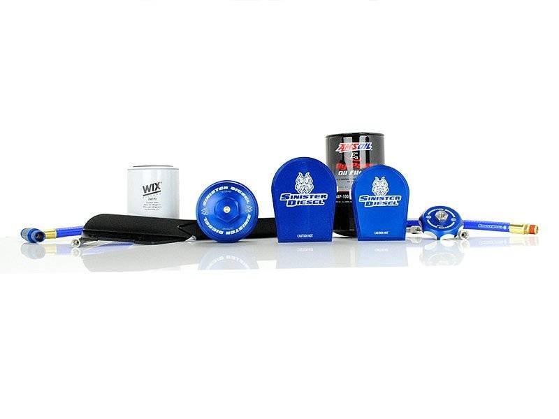 Sinister Diesel 03-07 Ford 6.0L Oil Filter & Coolant Filtration System Sinister Diesel Oil Filter Other  AXOPROS