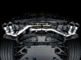 AWE Tuning 2020 Chevrolet Corvette (C8) Track Edition Exhaust - Quad Chrome Silver Tips AWE Tuning Catback  AXOPROS