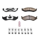 Power Stop 90-01 Jeep Cherokee Front Z36 Truck & Tow Brake Pads w/Hardware PowerStop Brake Pads - Performance  AXOPROS